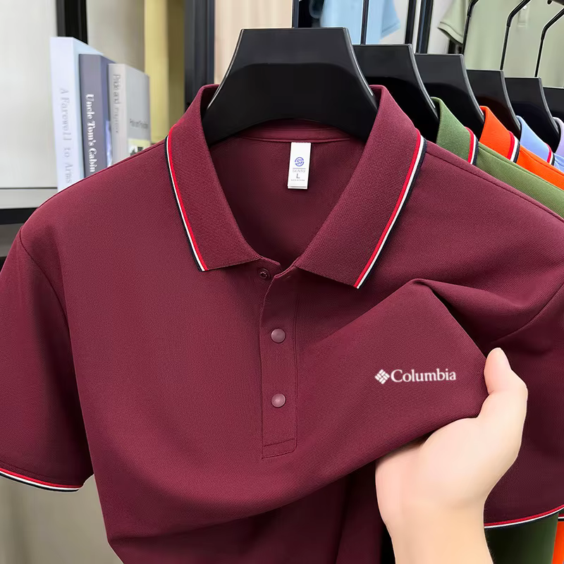 Nouveau Polo Décontracté Sportif Respirant pour Homme