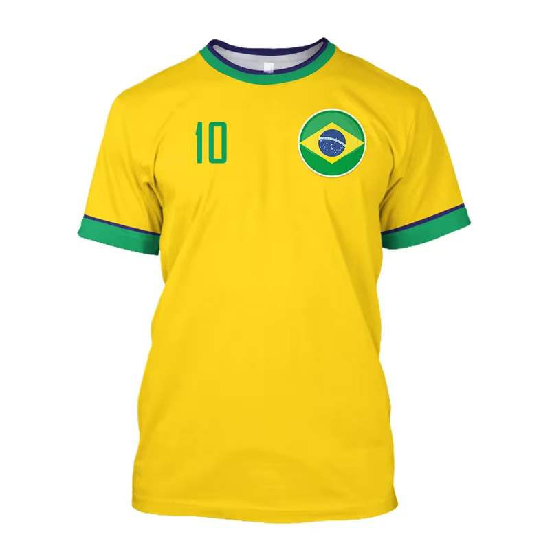 Maillot de football de l'équipe nationale du Brésil 10