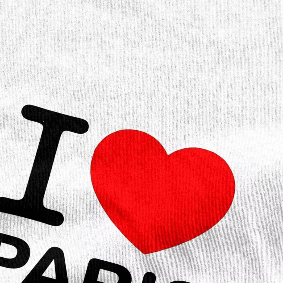 T-shirt pour hommes, I Love Paris