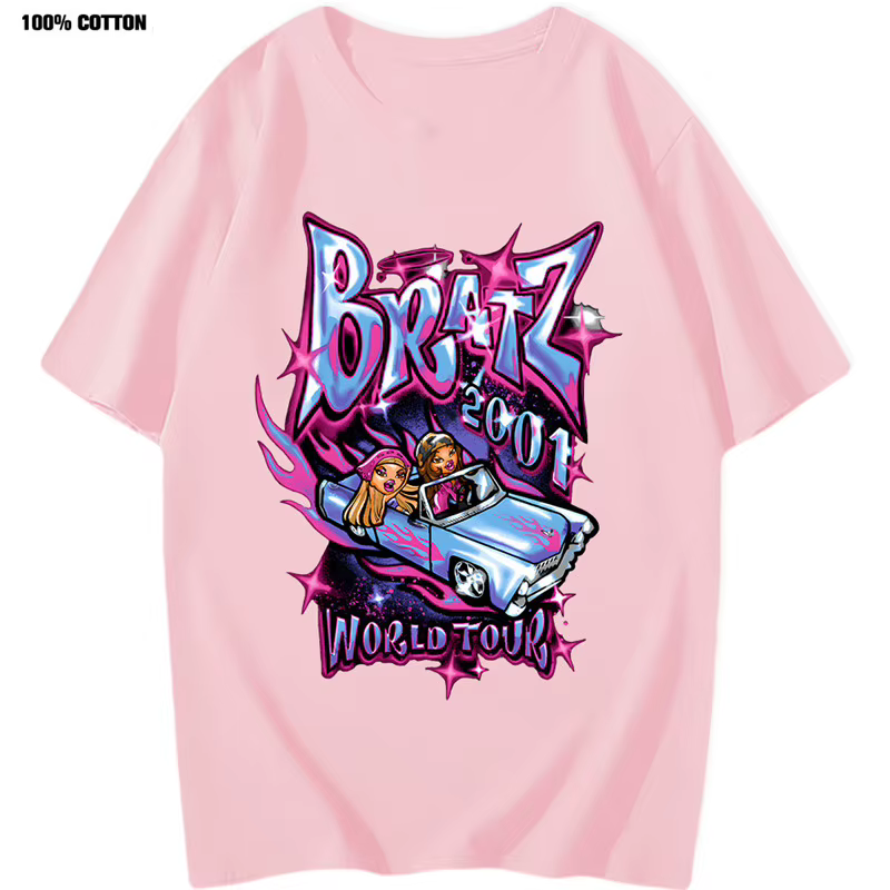 Bratz-T-shirt manches courtes pour femme