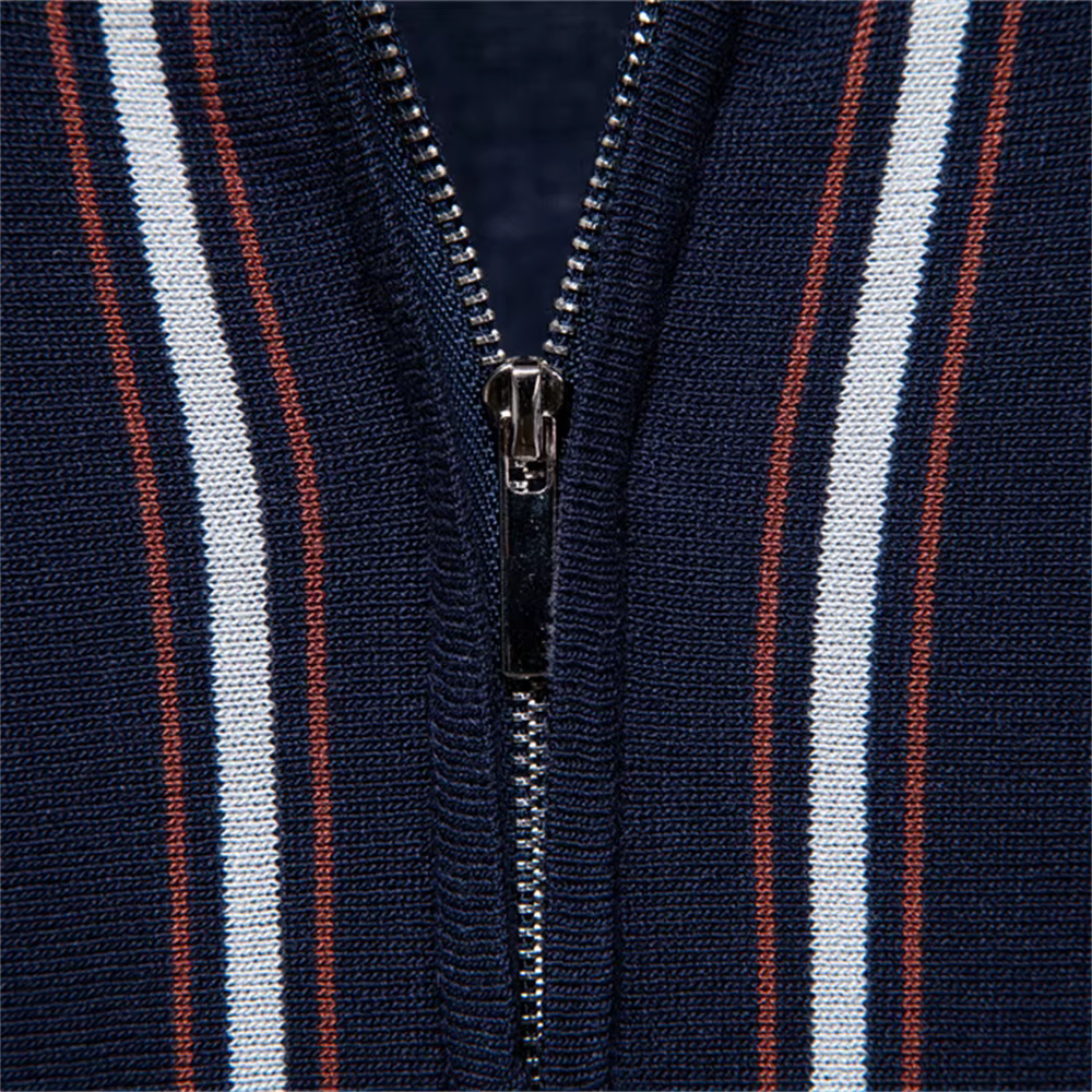 Polo Homme AIOPESON Style Old Money à Rayures Manches Courtes Tissu Doux Respirant Élégant Décontracté