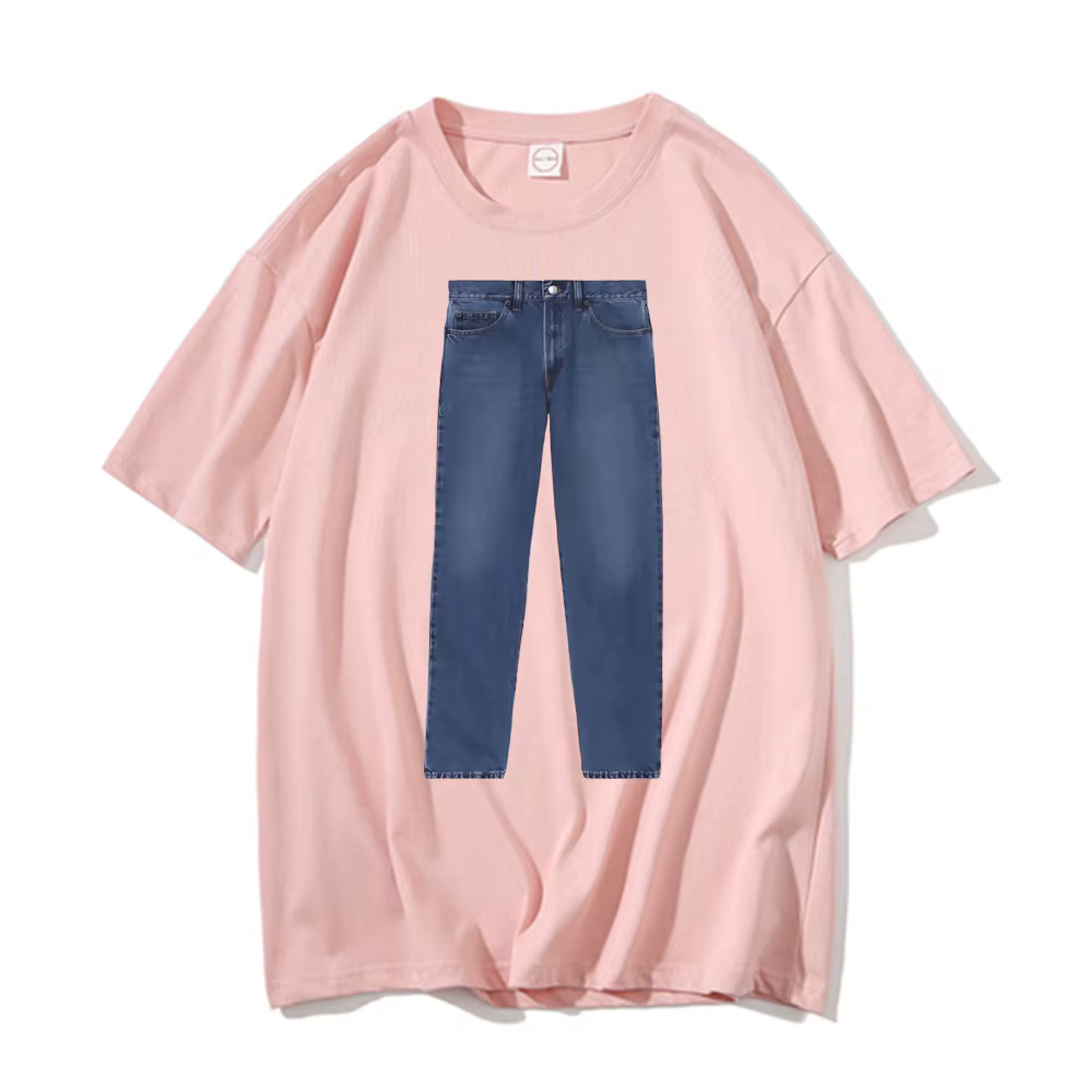 Drôle jean blague Meme T-shirt hommes femmes marque de mode coton