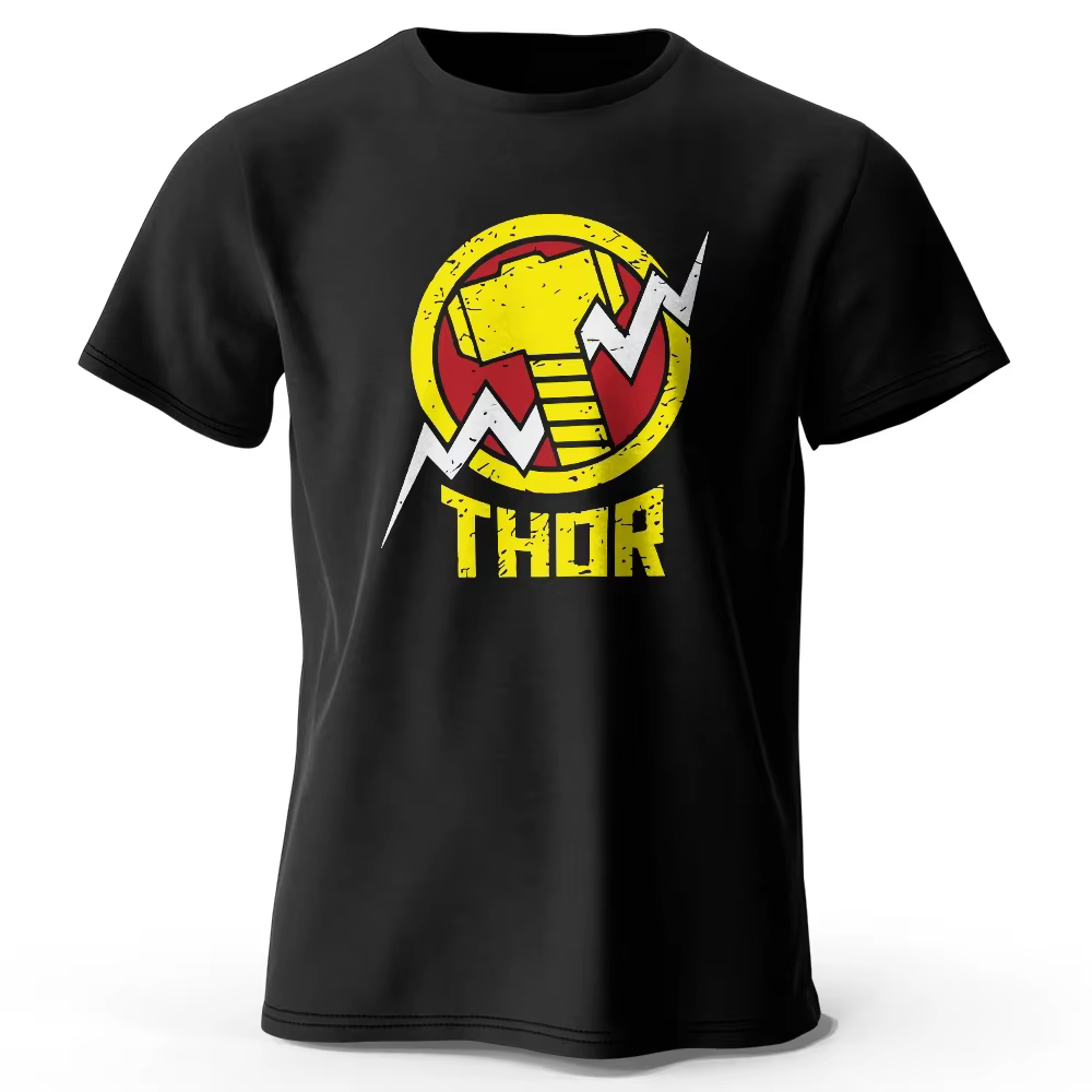 T-Shirt imprimé The Hero Thor pour hommes et femmes