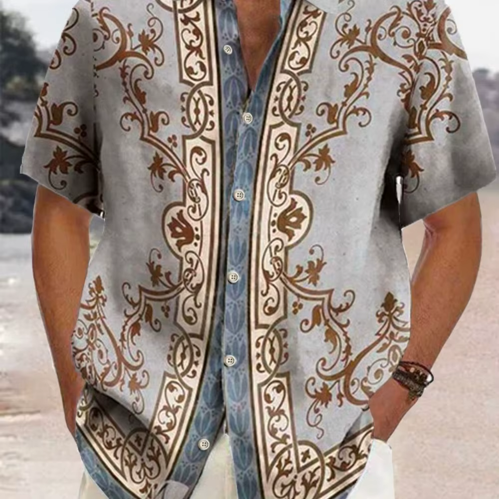 Chemise à manches courtes pour homme