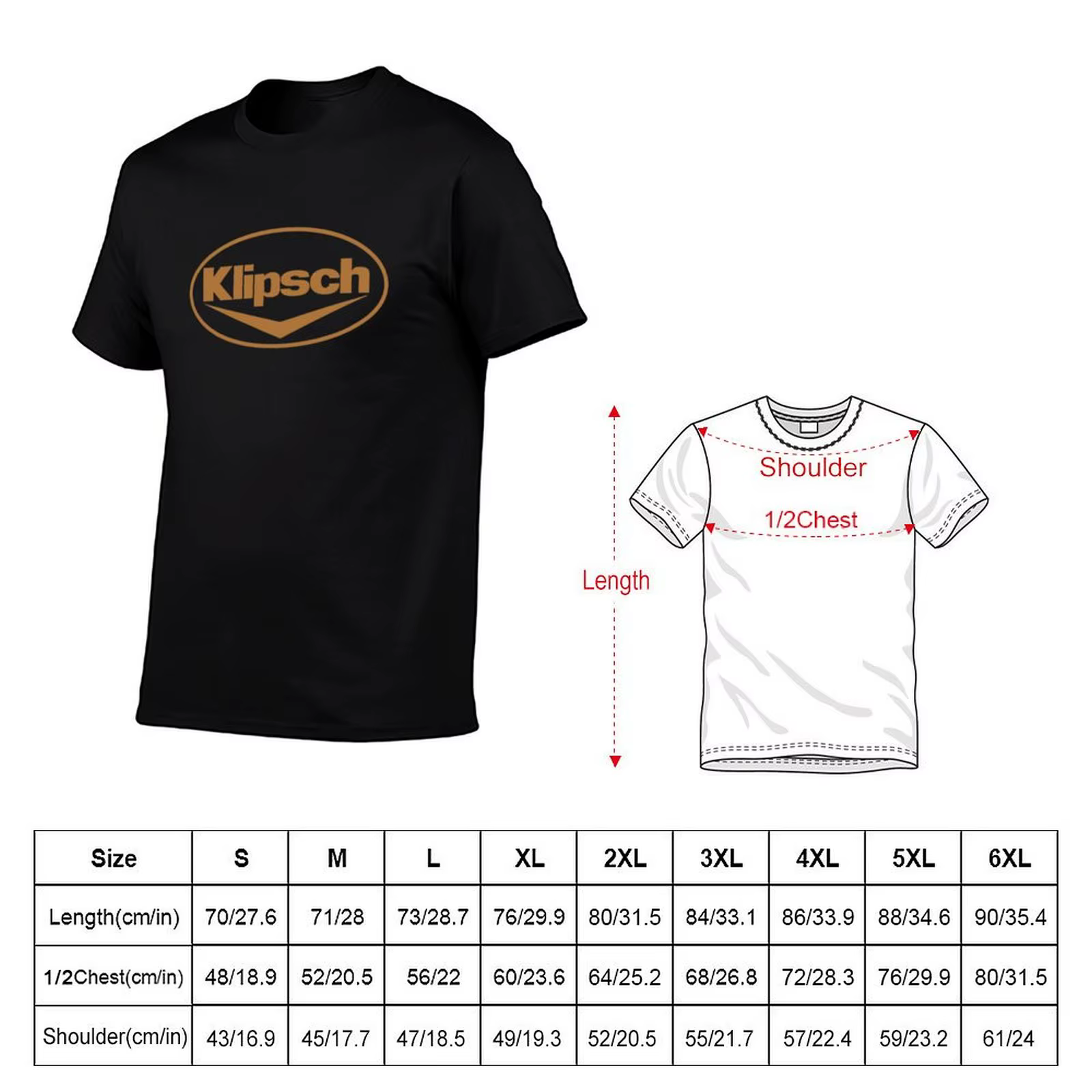 Meilleure vente Klipsch Logo T-Shirt essentiel homme