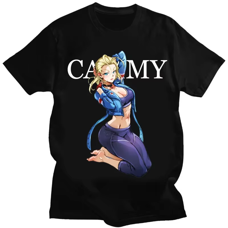 T-shirt de boxe Hadouken pour hommes et femmes, Streetwear classique, Street Fighter, 6 Cammy, White Game, Hot Clothing