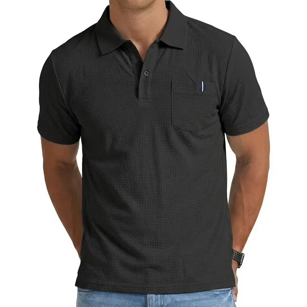Polo à revers léger et de qualité supérieure pour homme – Haut de performance respirant à séchage rapide pour l'été – T-shirt de sport de luxe pour un style décontracté moderne