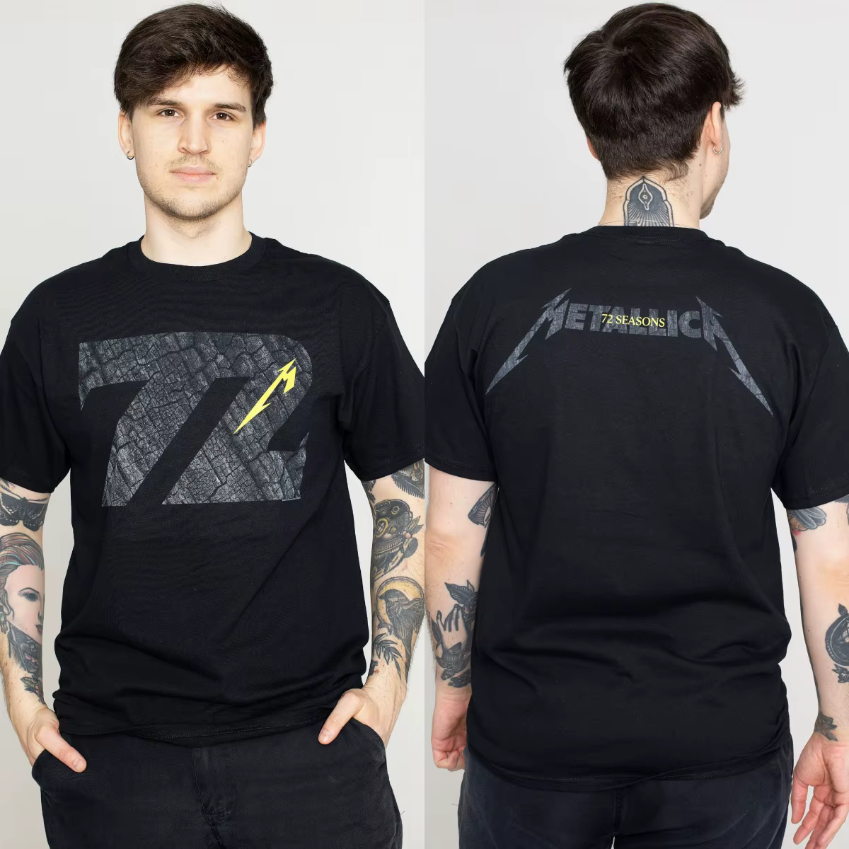 T-shirt en coton avec image de la chanson Kill 'Em All des Metallica