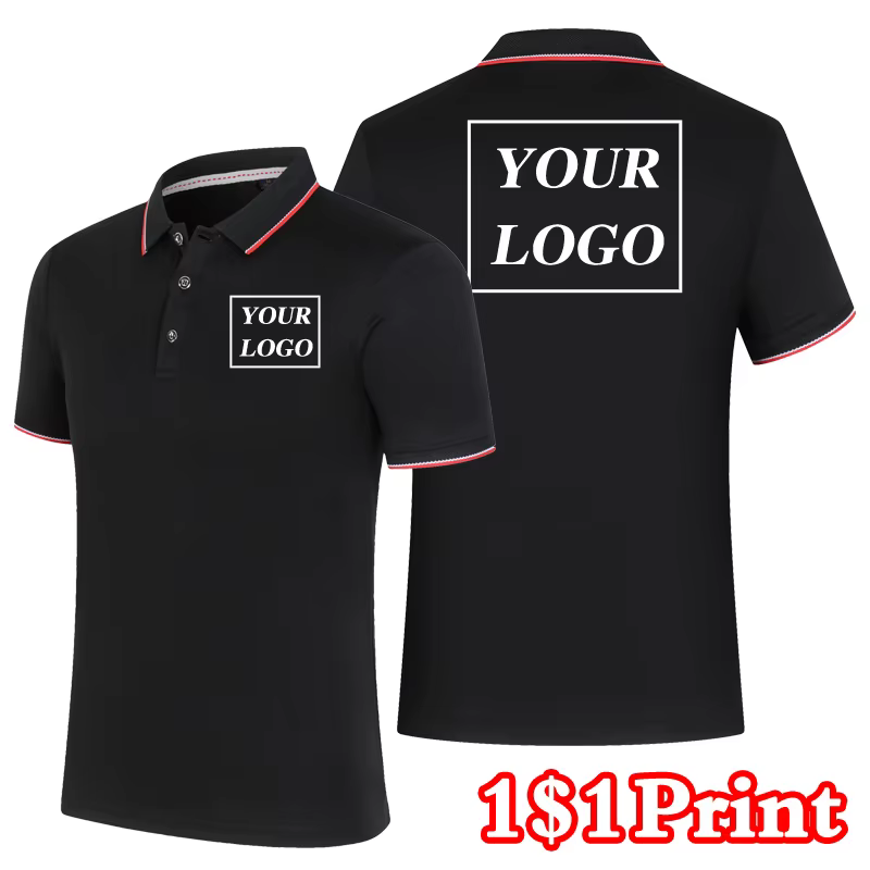Polo brodé personnalisé pour hommes et femmes