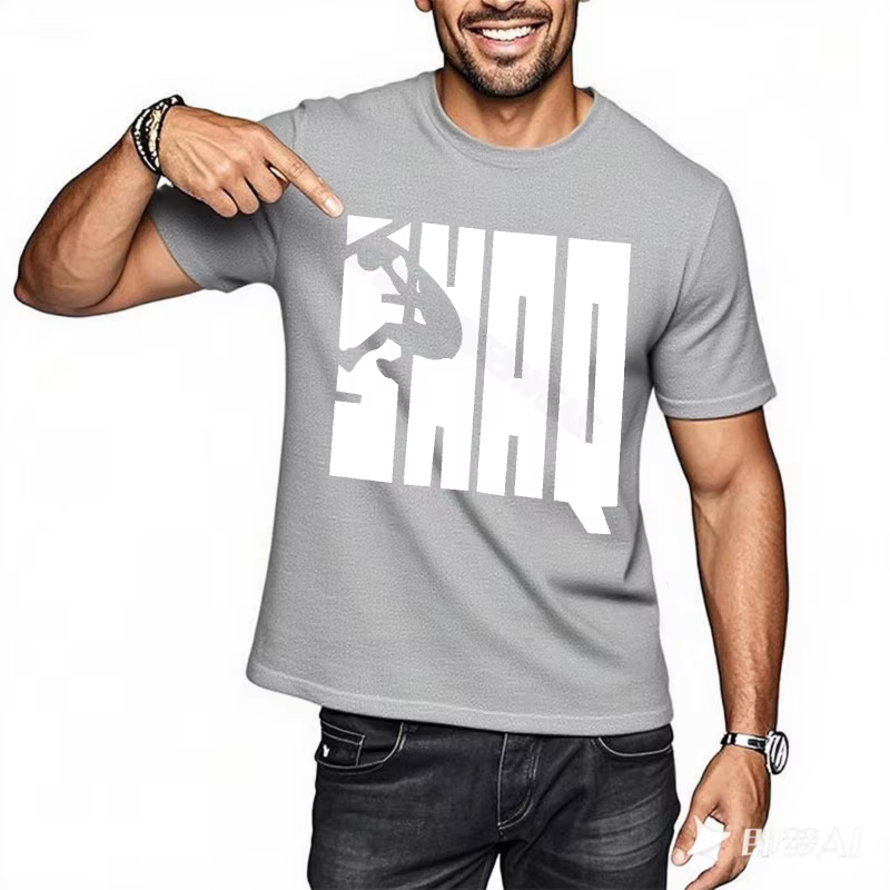 T-shirt homme graphique surdimensionné