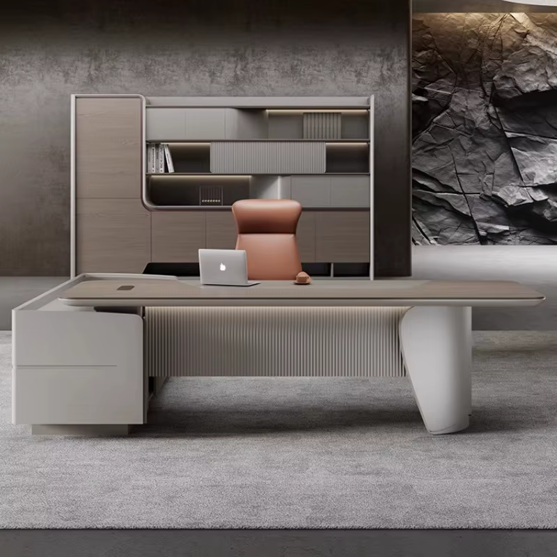 Bureau de jeu contemporain Design moderne de luxe organisateur de espace de travail confortable Escritorio utilisation