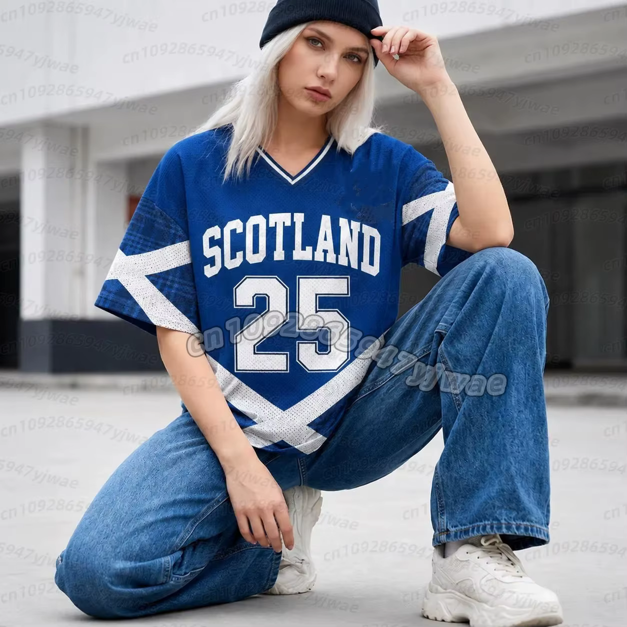 T-shirt de supporter de football pour femme 2026