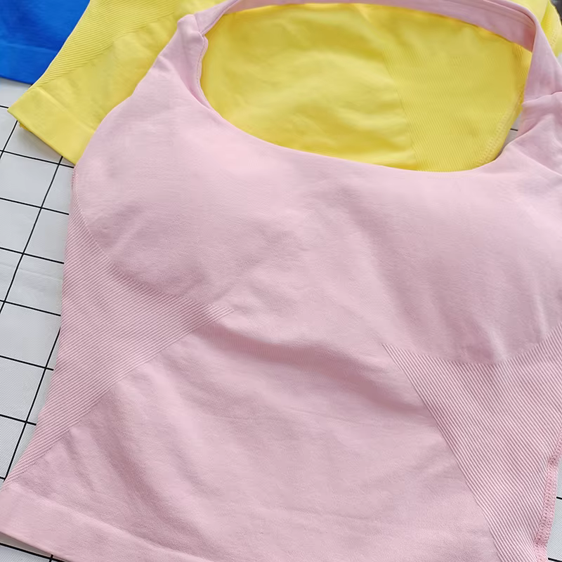 Bralette dos nu à col carré pour femmes
