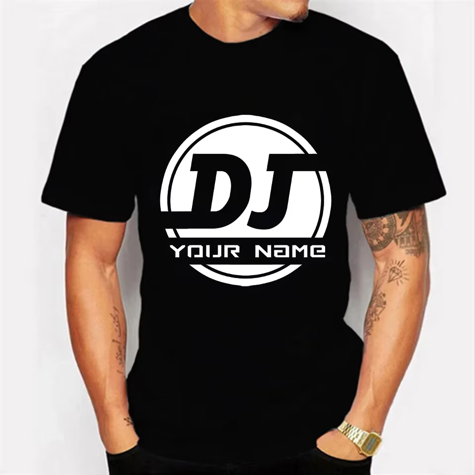 T-shirt personnalisé avec logo DJ