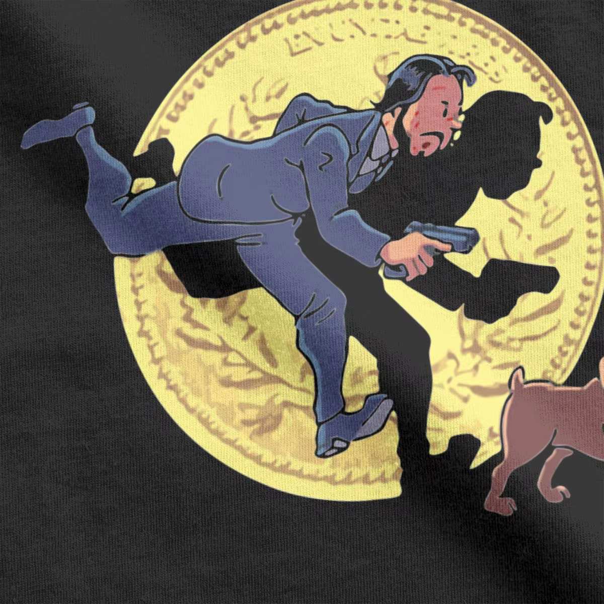 T-Shirt à Manches Courtes en Coton pour Homme