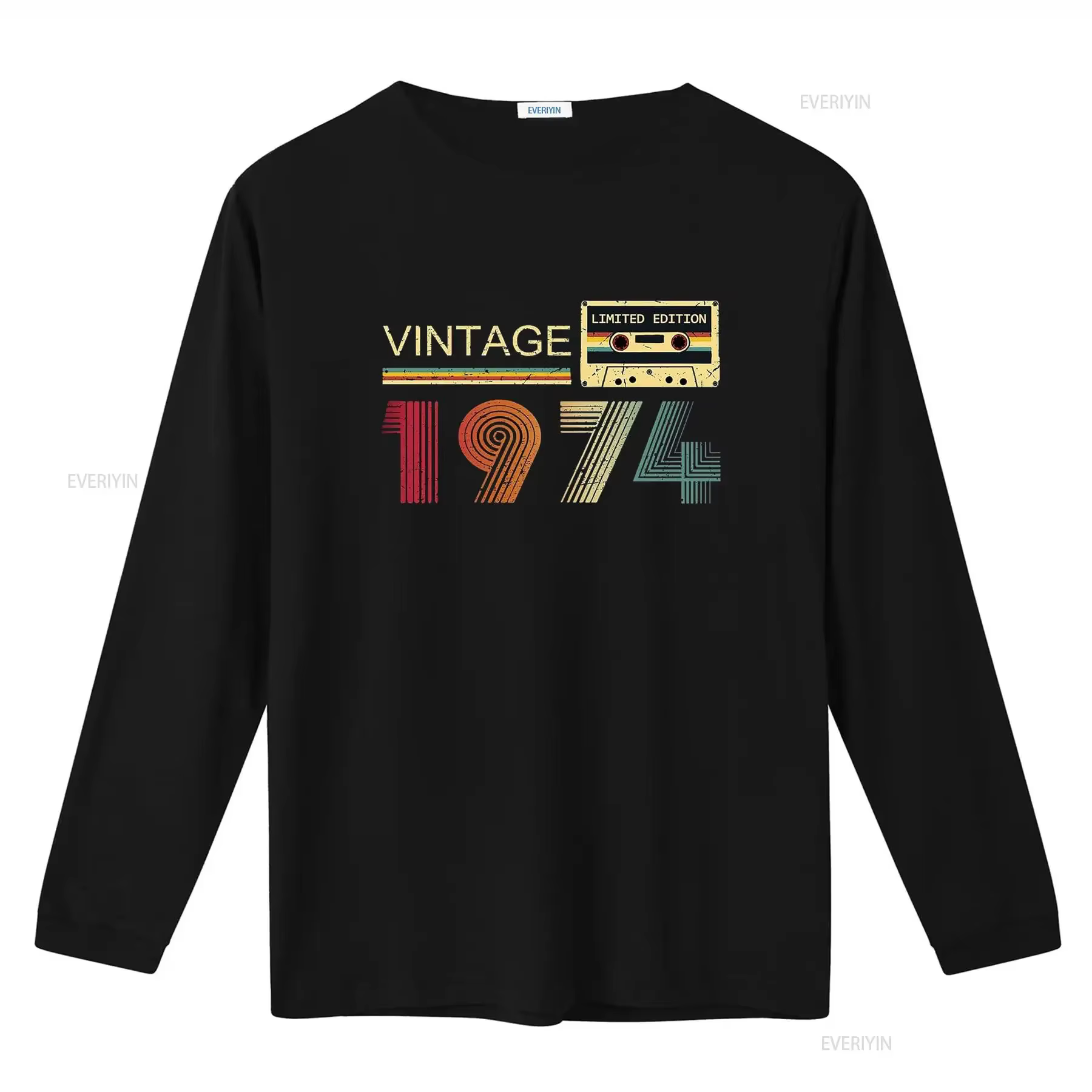 Vintage 1974 t-shirt pour hommes 50e anniversaire papa fête des pères mari ami