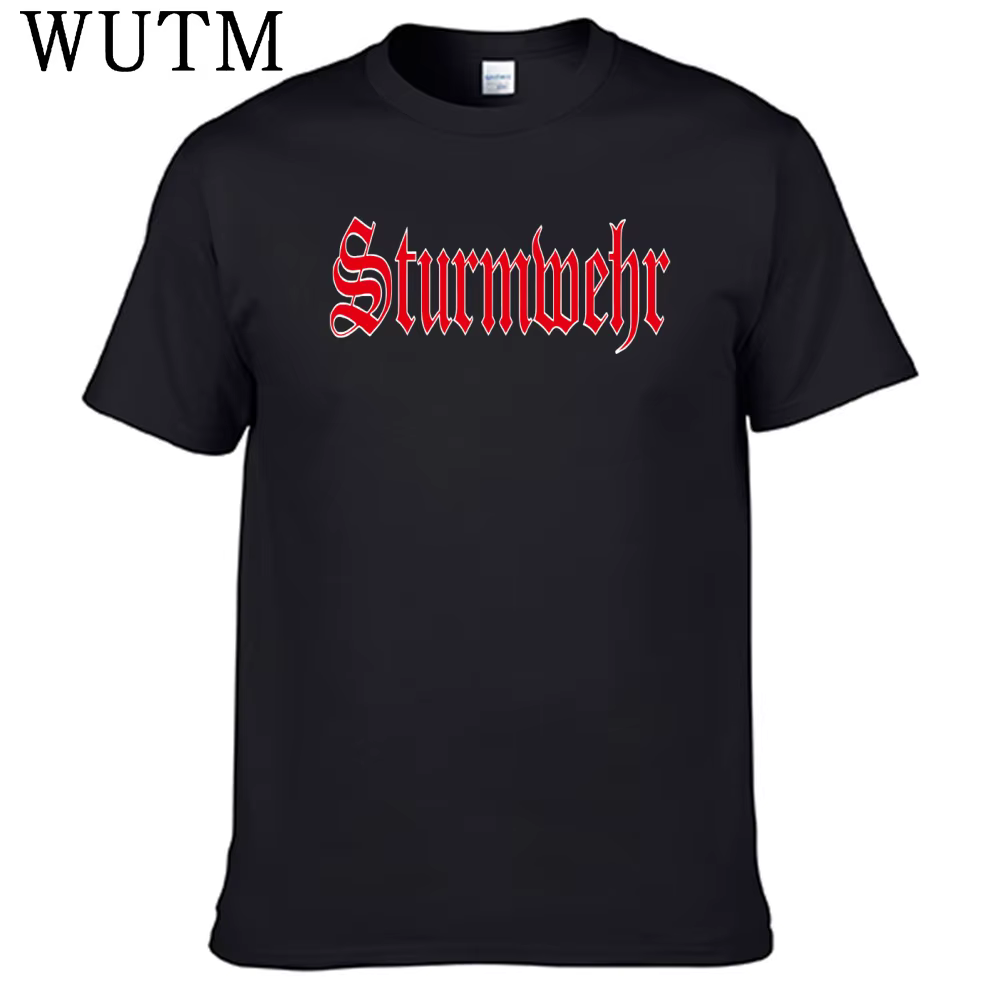 Nouveau groupe Sturmwehr t-shirt 100% coton hommes chemise