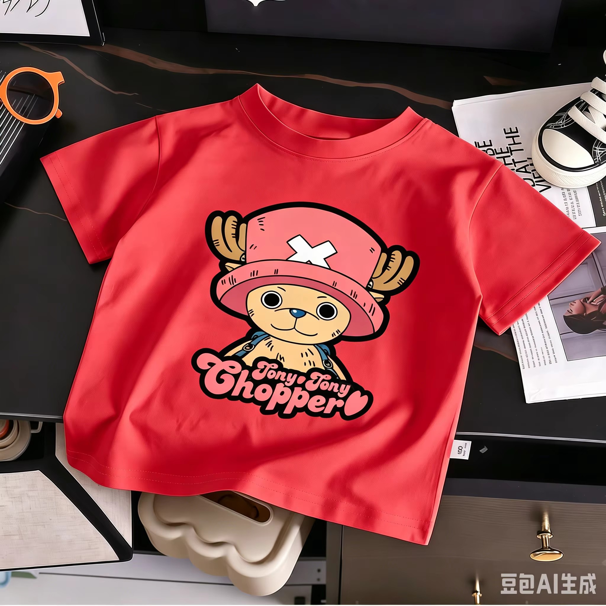 T-shirt imprimé Tony Tony Chopper pour enfants