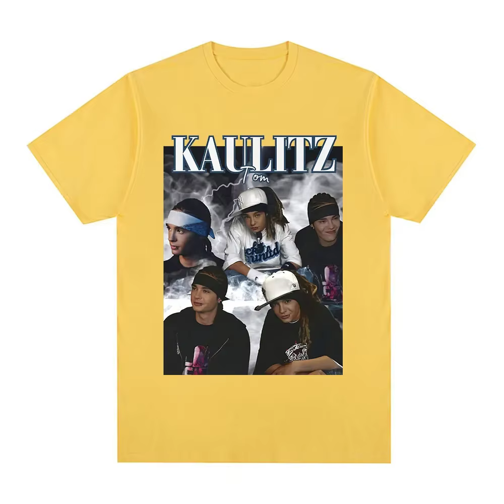 Rock Band Tokio hôtel Tom Kaulitz graphique T-shirt hommes vêtements Hip Hop Punk gothique