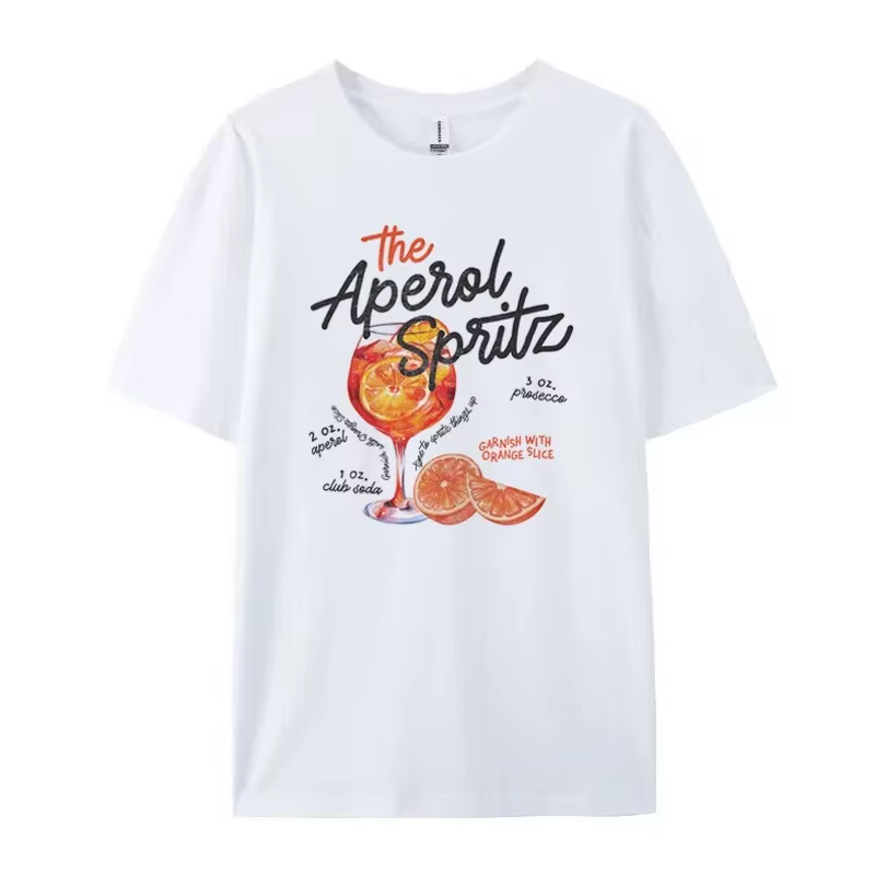 Aperol Spritz Retro Cocktail Graphic Tees for Women