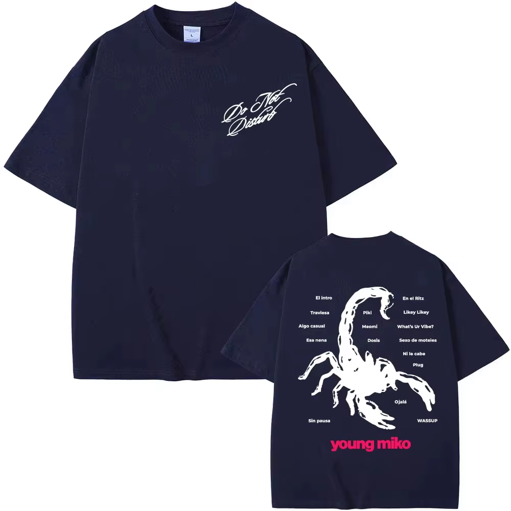 T-shirt imprimé Singer Young Miko Do Not Disturb pour hommes et femmes