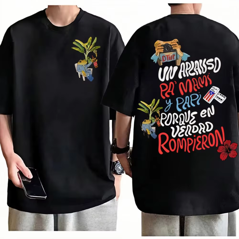 T-shirt Bad Bunny World Tour 'Debi Tirar Mas Fotos DTMF'