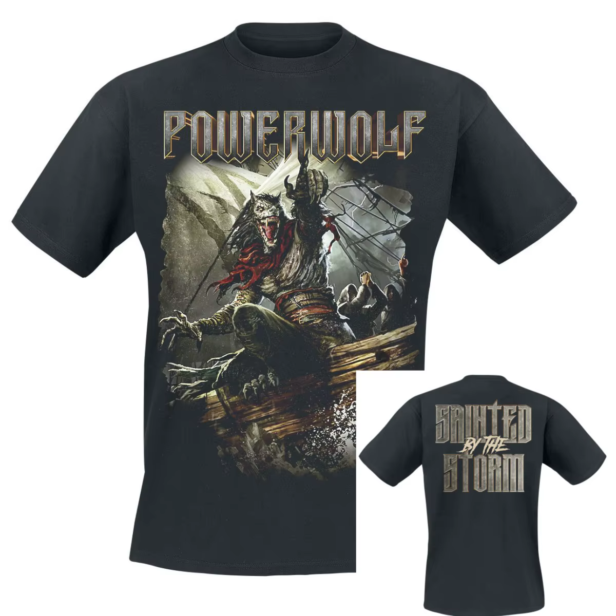 T-Shirt Via Dolorosa Powerwolf pour hommes et femmes