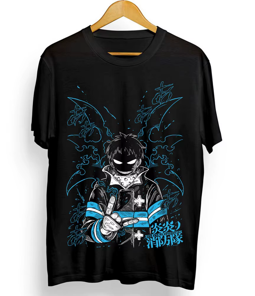 T-shirt Kendra Fire Force, chemise Skitaru Shonen Tamaki, pompiers Benimar