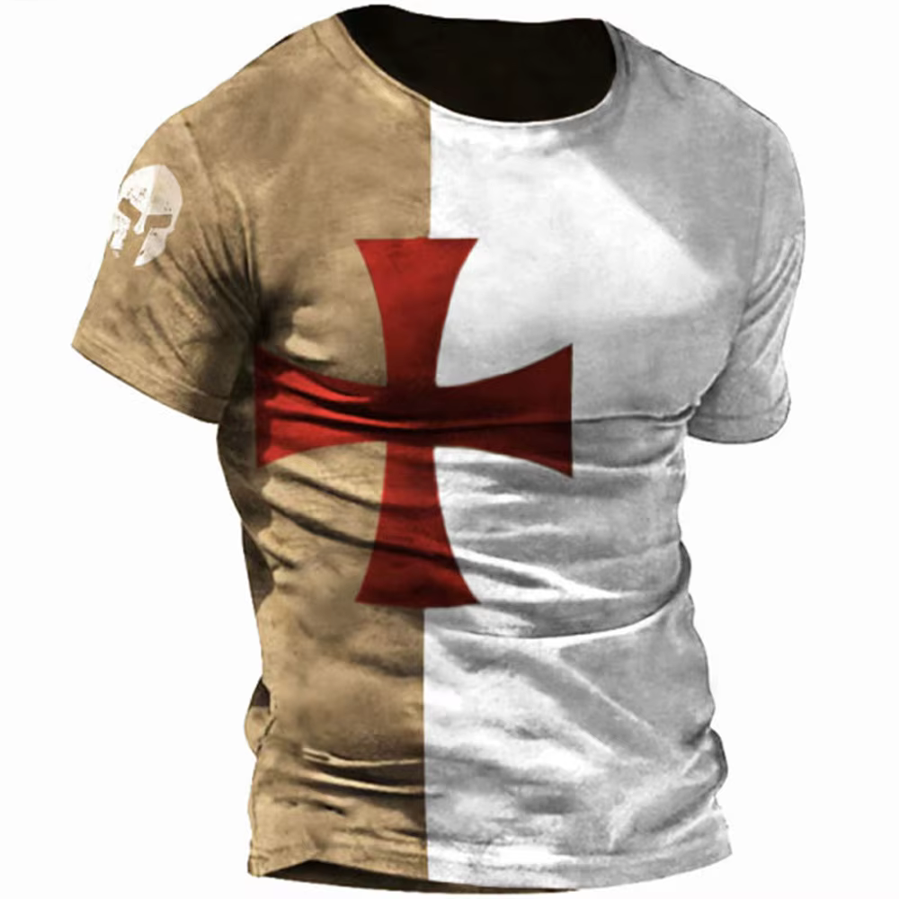 T-shirt de course de moto rétro pour hommes