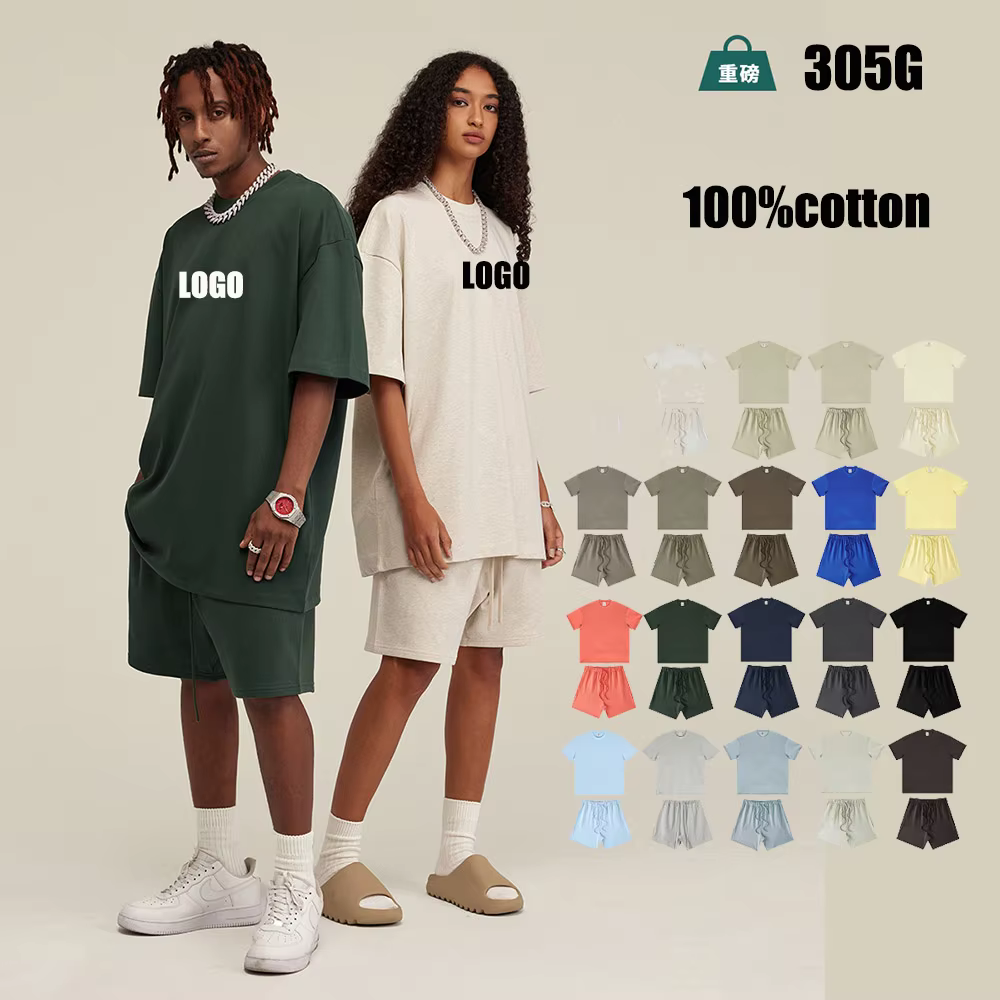 T-shirt ample à manches courtes délavé pour hommes