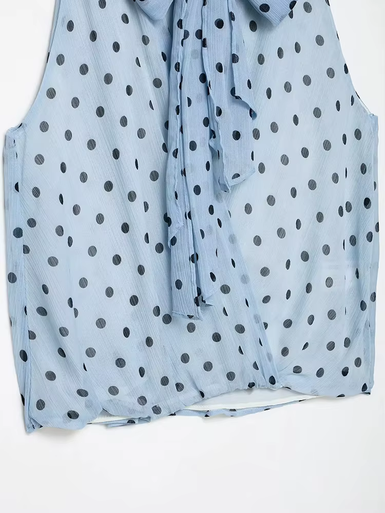 Hauts à pois pour femmes