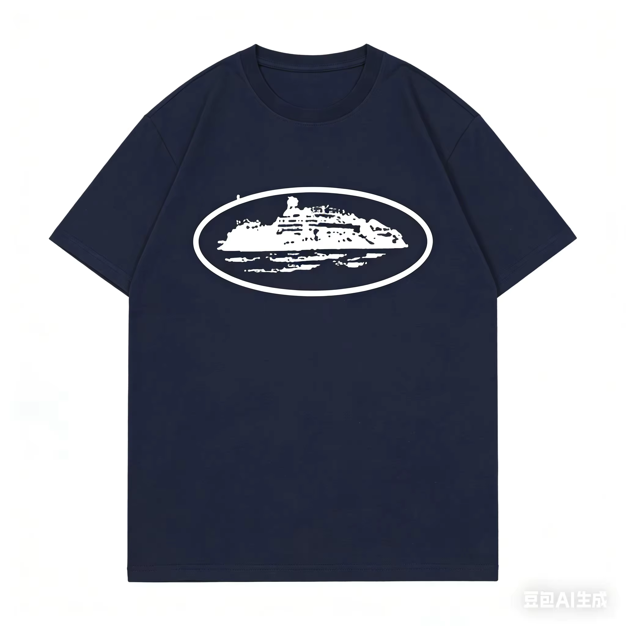 T-shirt classique avec logo de marque Island