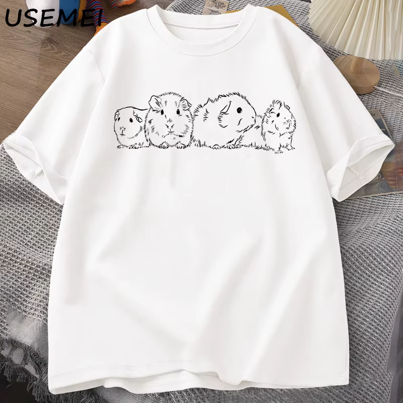 Cochon d'Inde T-Shirt homme à manches courtes coton