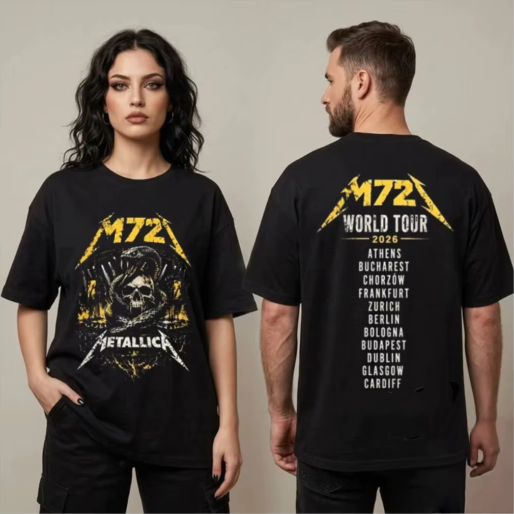T-shirt Metallica M72 World Tour 2026 Merch