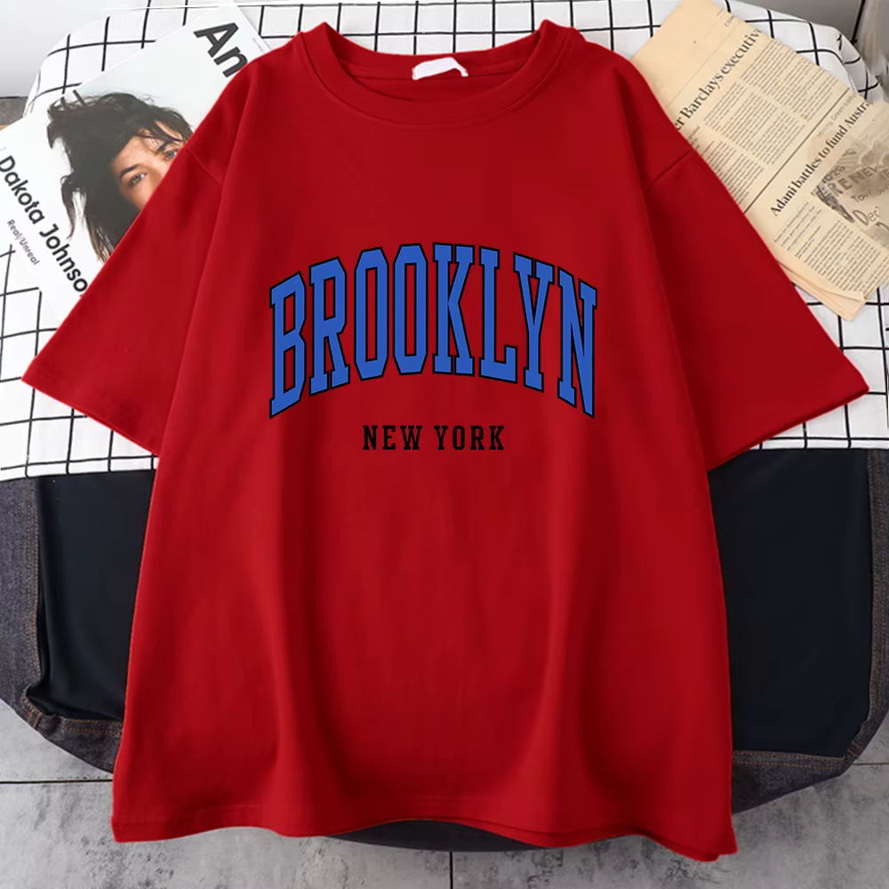 Brooklyn New York bleu Design femmes t-shirt rue Hip Hop