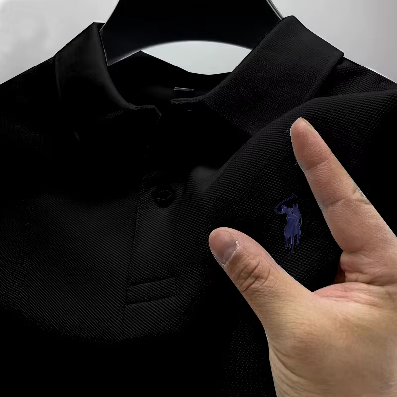 Polo homme haut de gamme à manches courtes