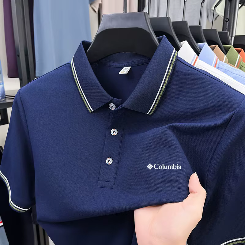 Polo haut de gamme avec broderie de lettres