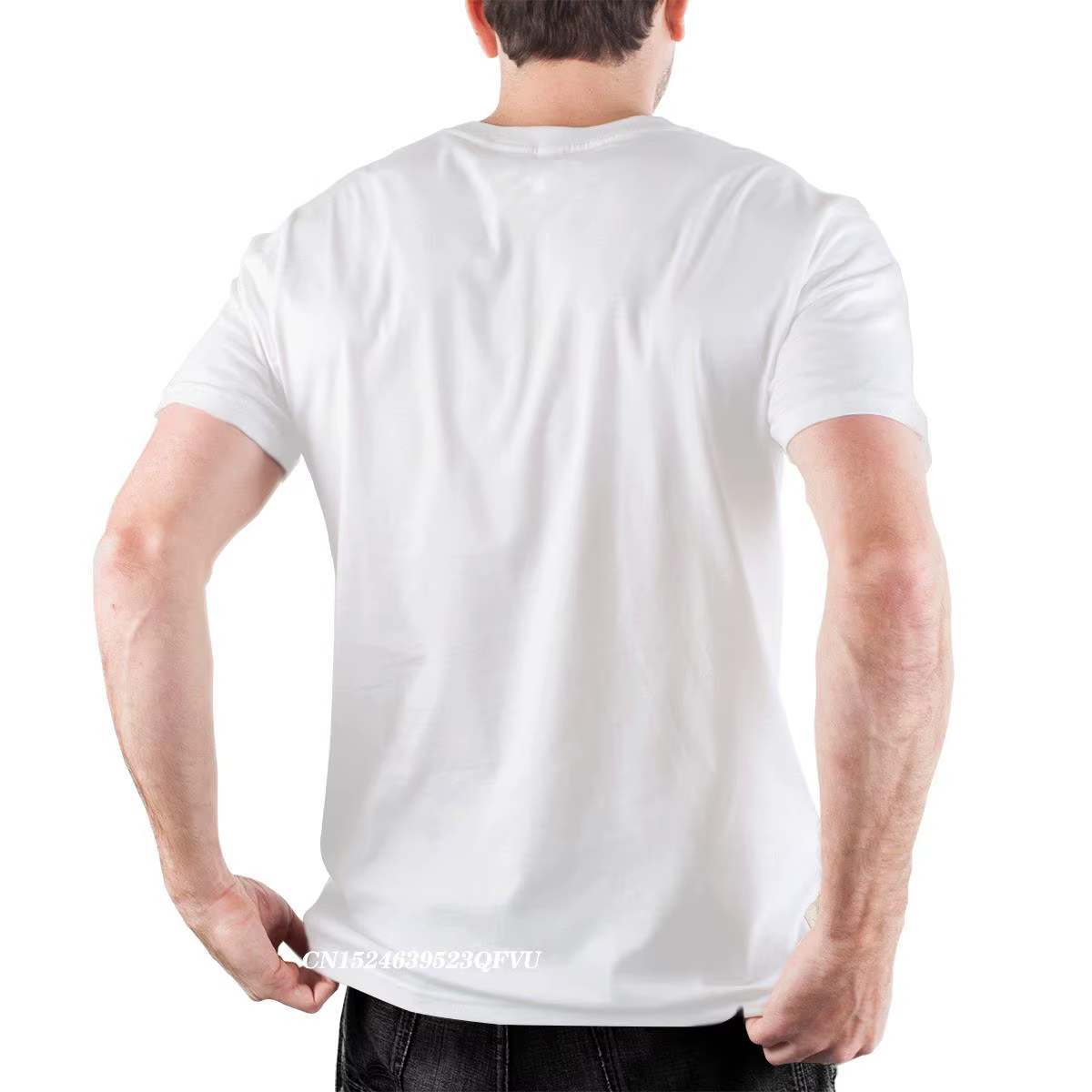 T-shirt humoristique en coton pour homme