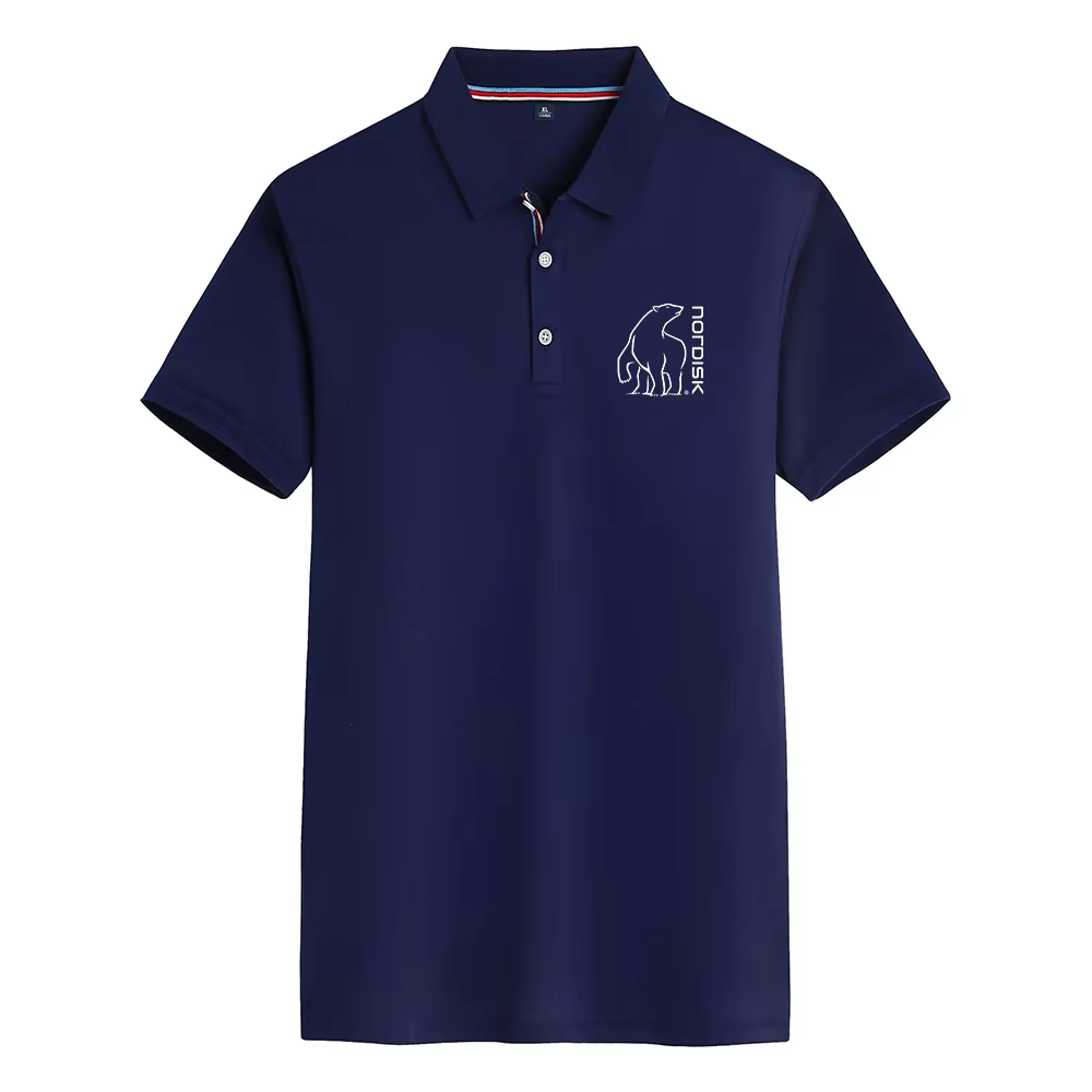 Polo pour homme confortable et élégant avec logo imprimé décontracté