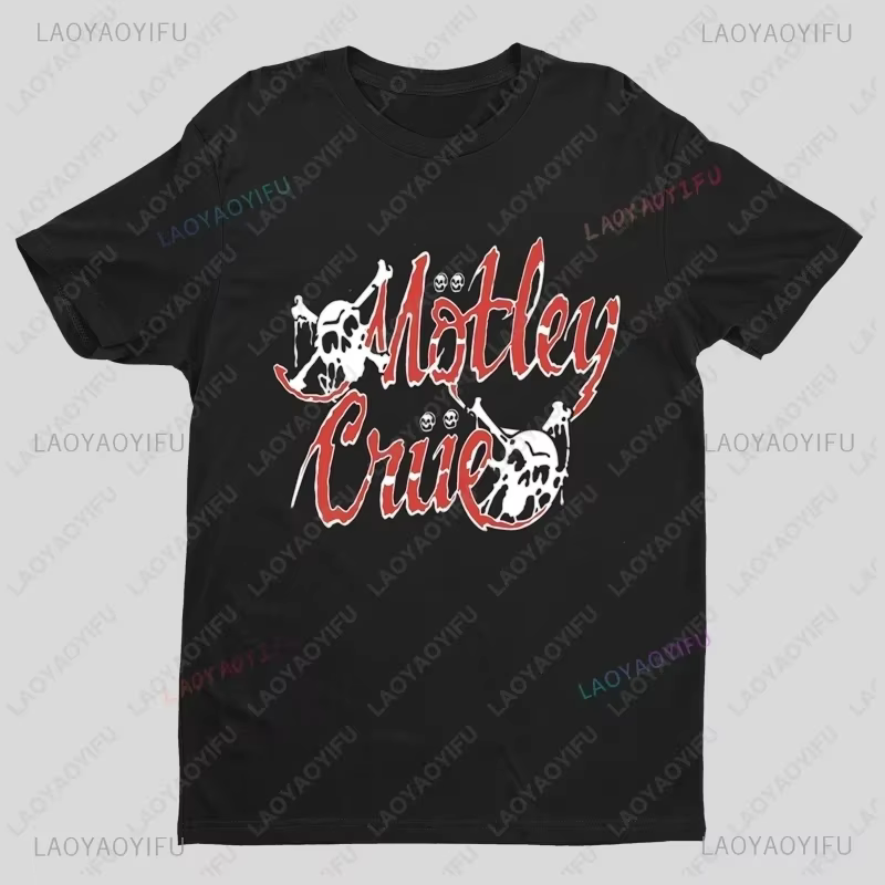 Vente Flash 2025 - Motley-Crue - T-shirt à manches courtes pour homme