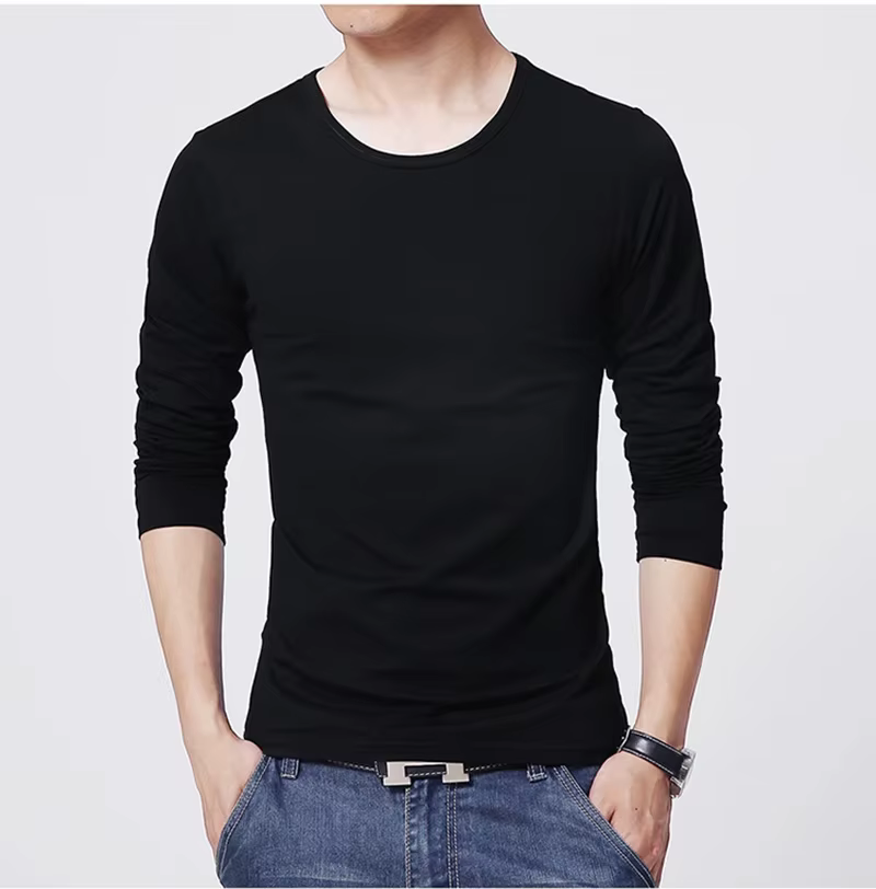 T-shirts Homme Nouveauté 2026 MRMT – T-shirt Slim à Manches Longues