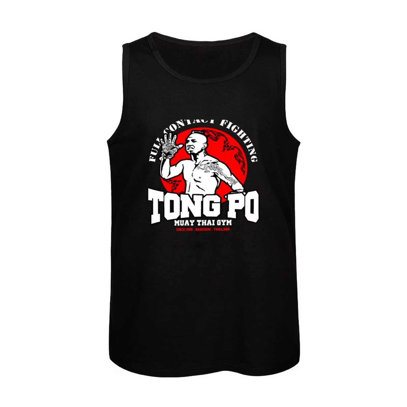 TONG bagMUAY THAI FIGHTER-T-shirt de combat contre les coups de feu