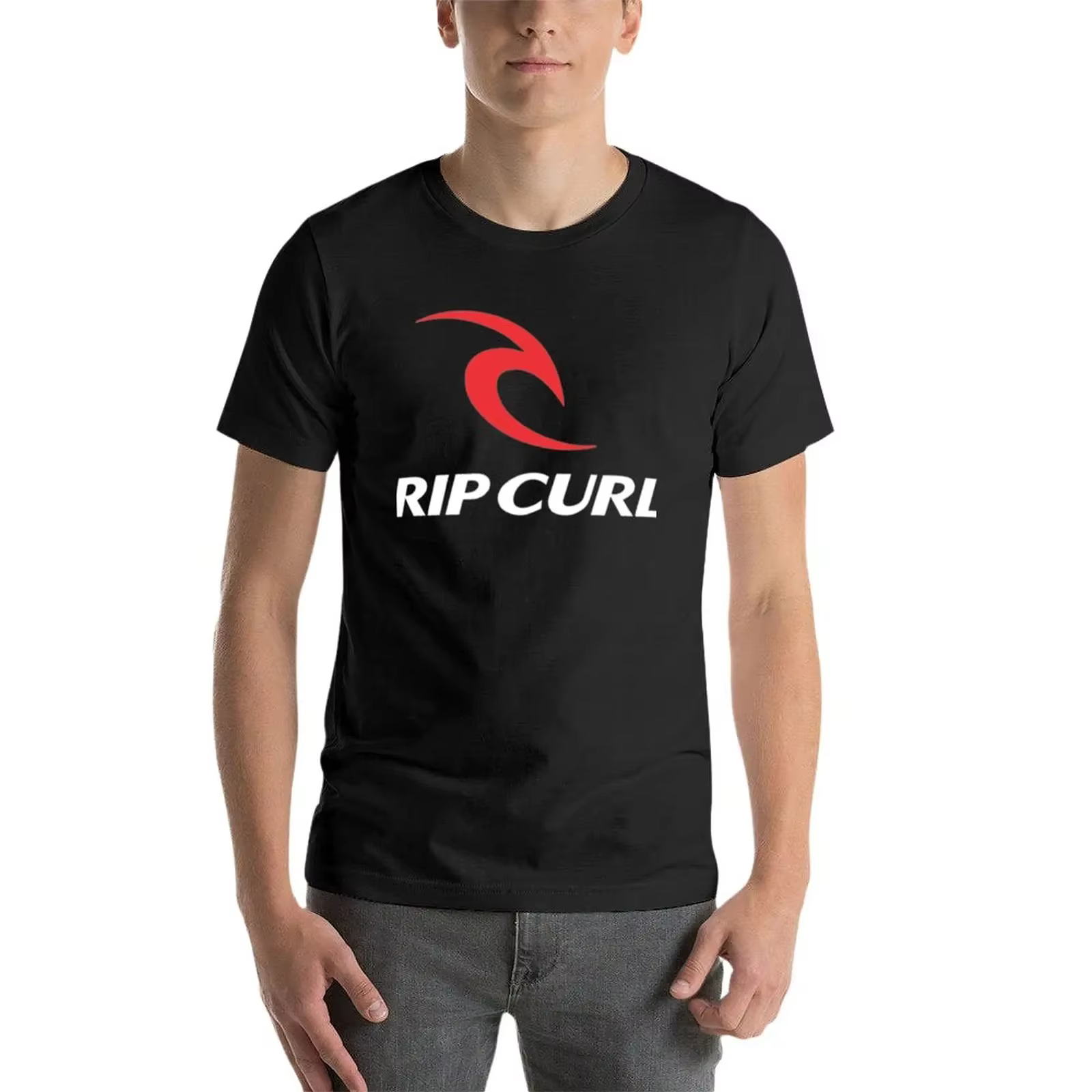 Rip Curl Essential T-Shirt pour homme, haut uni, séchage rapide, été