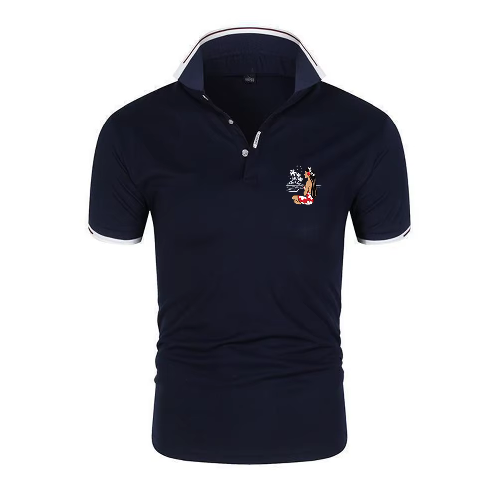 Hinano Tahiti Beer Summer Polo à manches courtes pour homme
