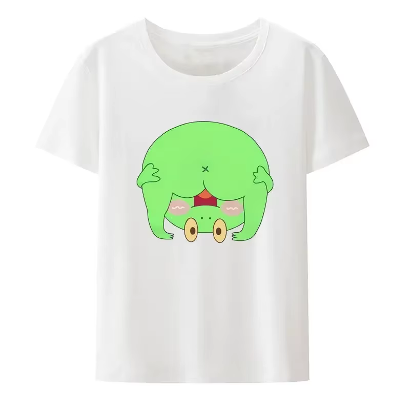 T-shirt en coton graphique de overrose Kawaii pour femmes