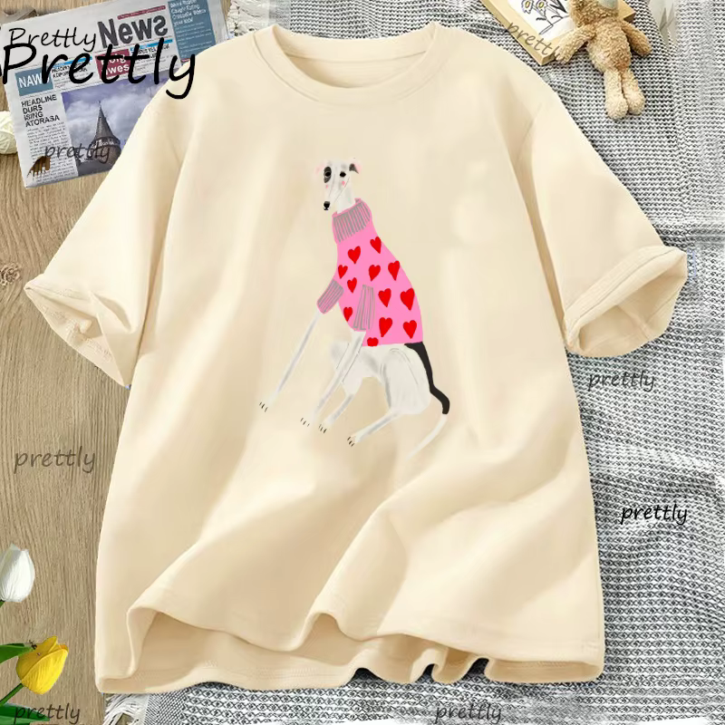 Chiot drôle T-shirt hommes femmes mignon chien de compagnie