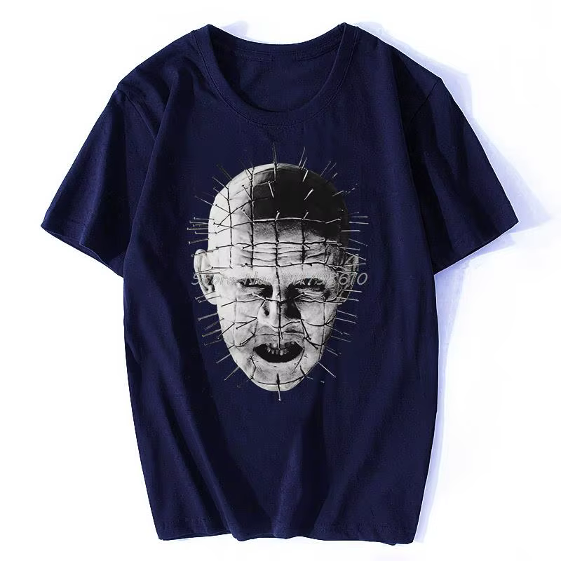 Hellraiser-film Pinhead-Close T-shirt-marque col rond mode décontracté haute qualité impression T-shirt