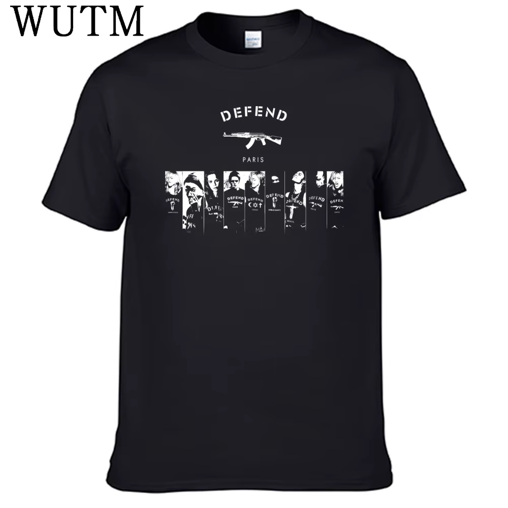 Difendre l'Europe t-shirt 100% coton hommes chemise