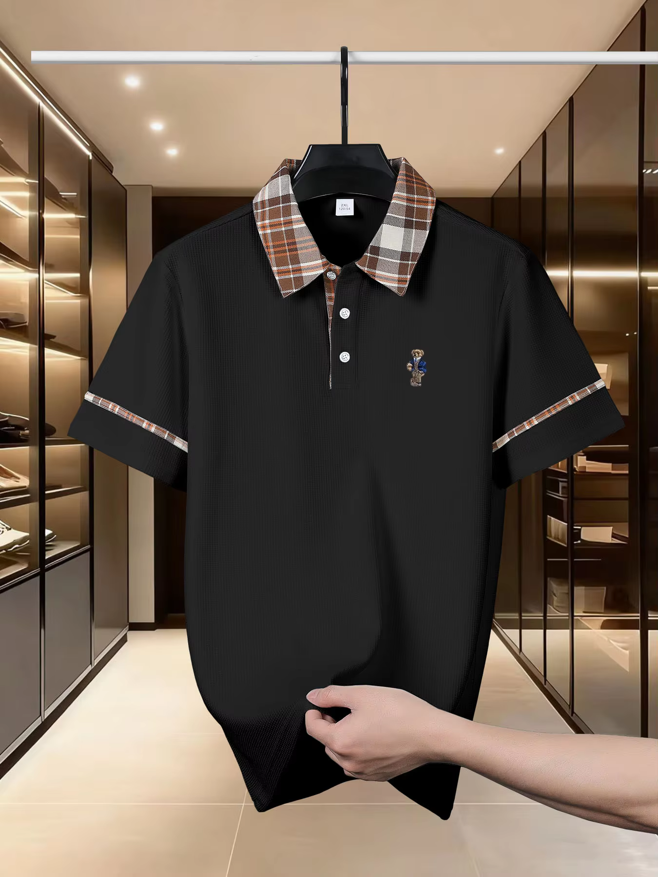 Polo haut de gamme pour homme à manches courtes