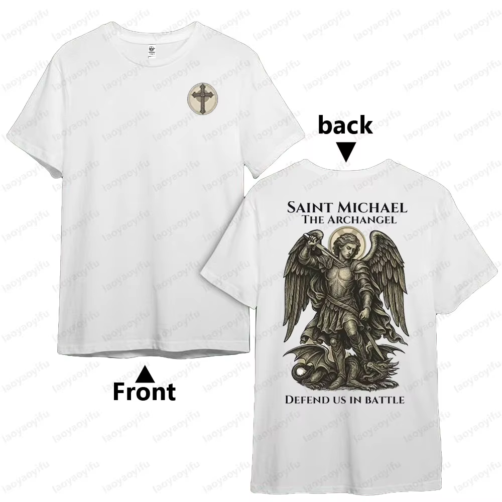 Saint Michael l'archange t-shirt guerrier catholique
